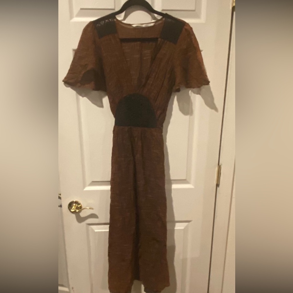 ANTHROPOLOGIE / TWELFTH STREET BY CYNTHIA VINCENT MIDI DRESS
